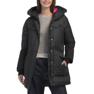 PAJAR Black Heirani Mid Length Quilted Parka